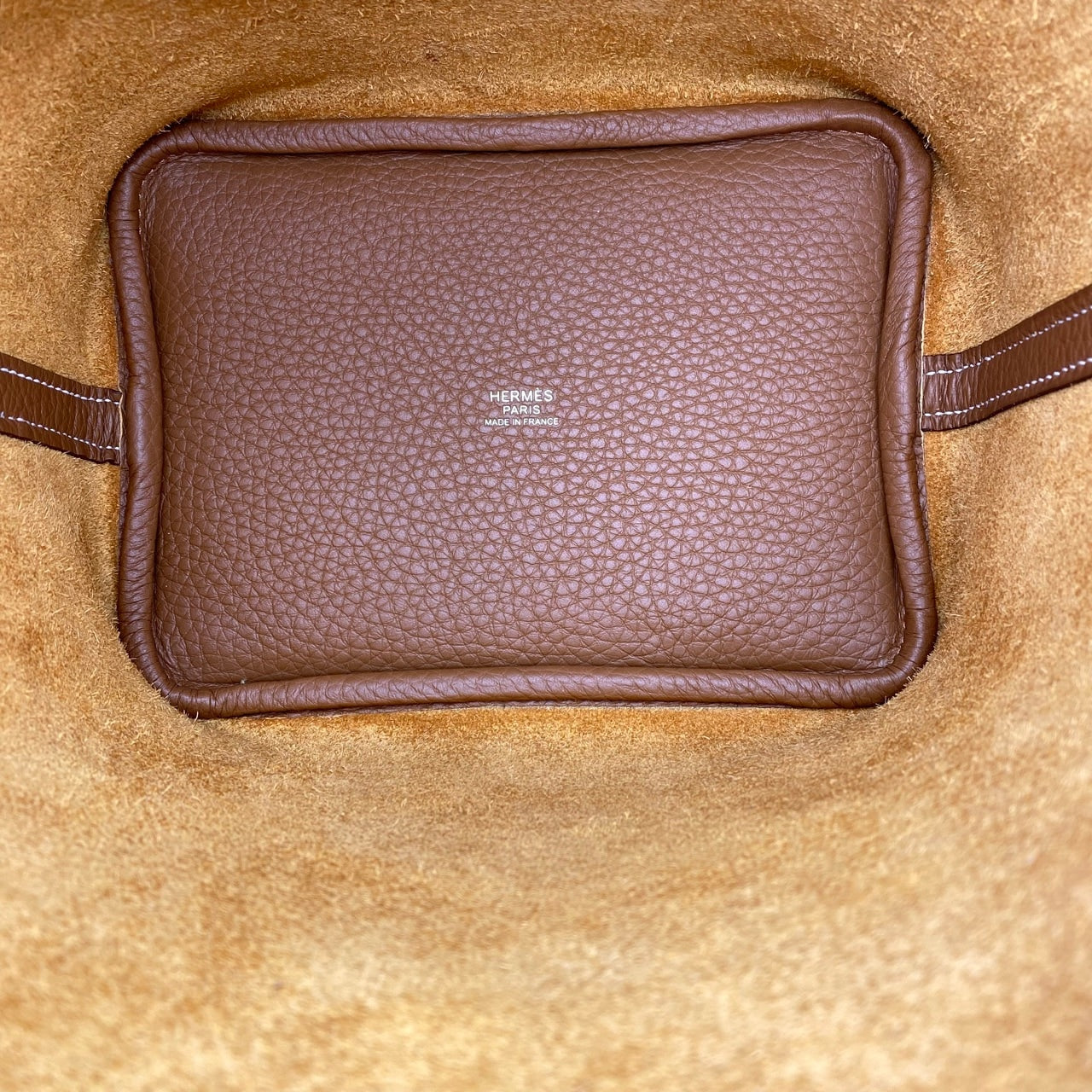 プレオウンド エルメス ピコタンロック PM ゴールド トリヨンクレマンス シルバー金具 B刻印