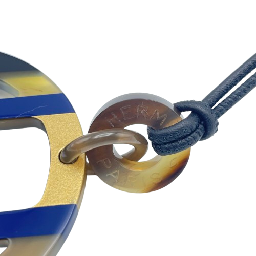 プレオウンド エルメス Hエキップペンダント バッファローホーン ラッカー