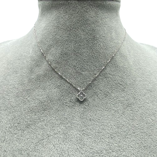 Pre-Owned Van Cleef & Arpels Sweet Alhambra VCAR085900 White Gold Diamond