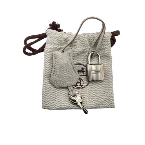 Hermes Birkin 25 Beton Togo Silver Metal Fittings Z 새겨 져