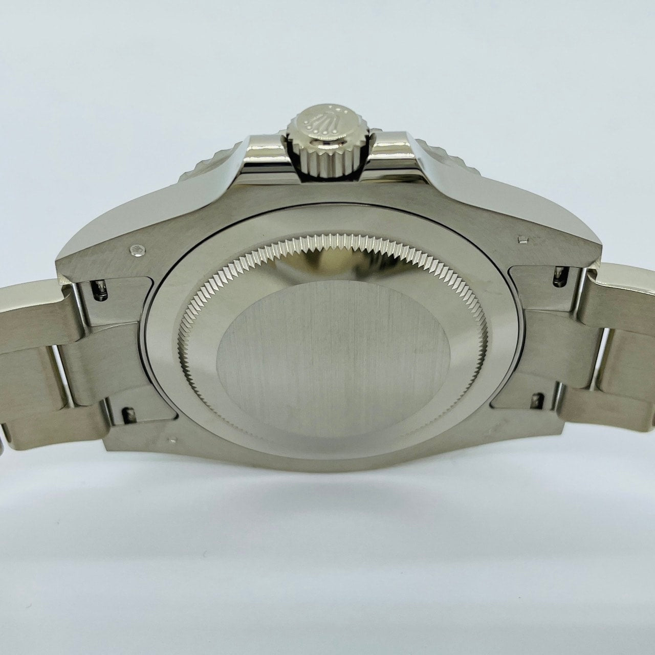 Pre-Owned Rolex GMT Master II 126719BLRO Oyster Bracelet Meteorite White Gold