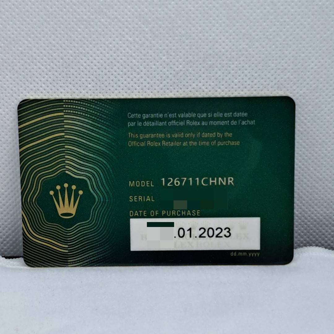 롤렉스 GMT 마스터 II 126711CHNR 굴 팔찌