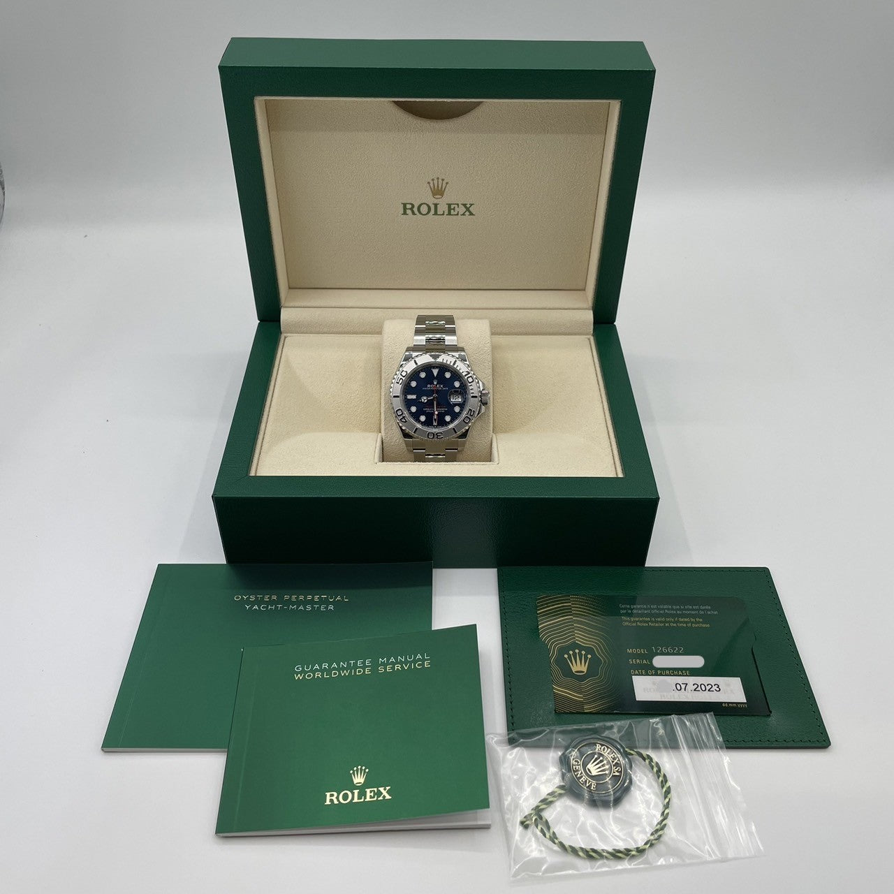 劳力士 Yacht-Master 126622 蚝式手链 蓝色 40 毫米