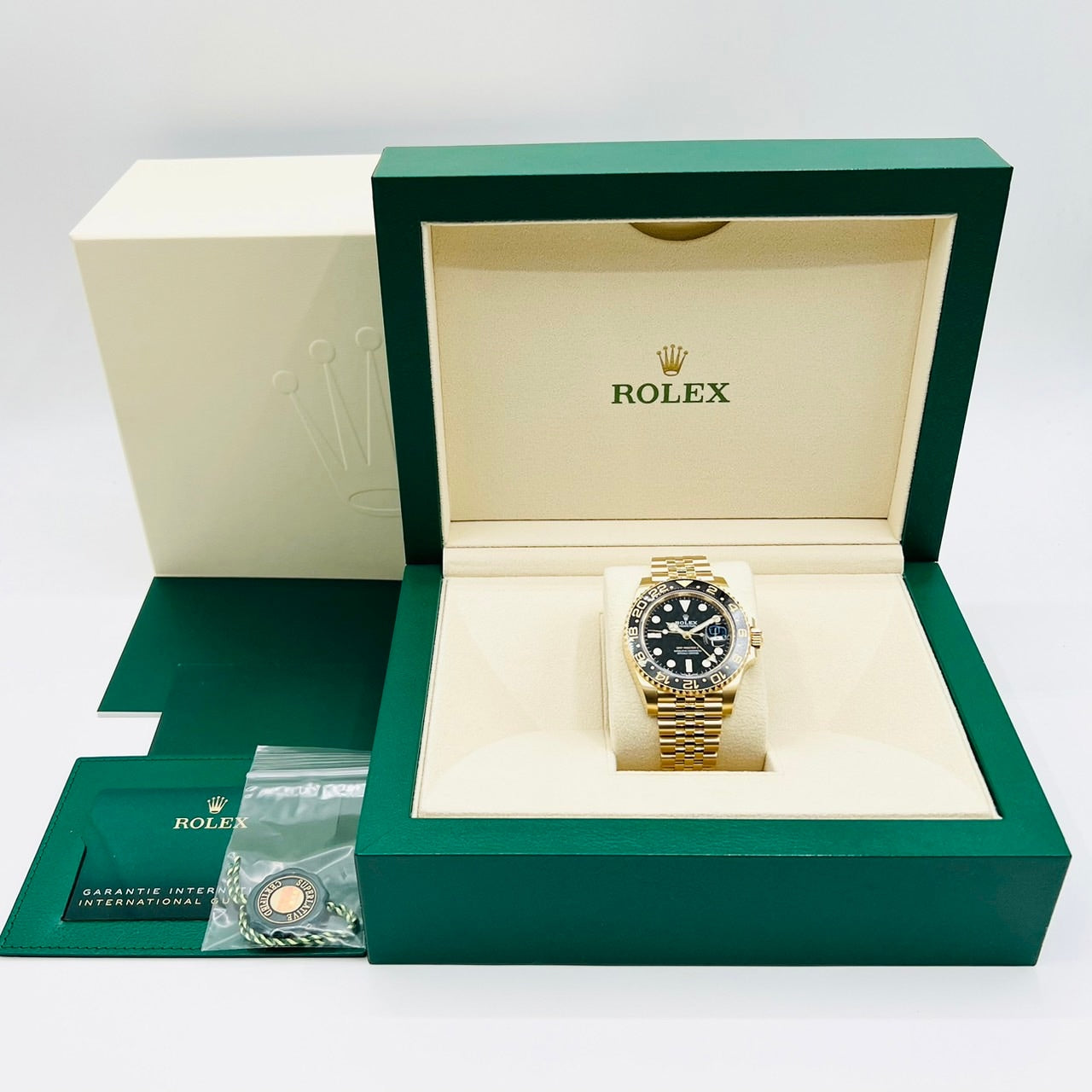 【2023年新作】ロレックス GMTマスターII 126718GRNR ジュビリーブレスレット ブラック 40mm