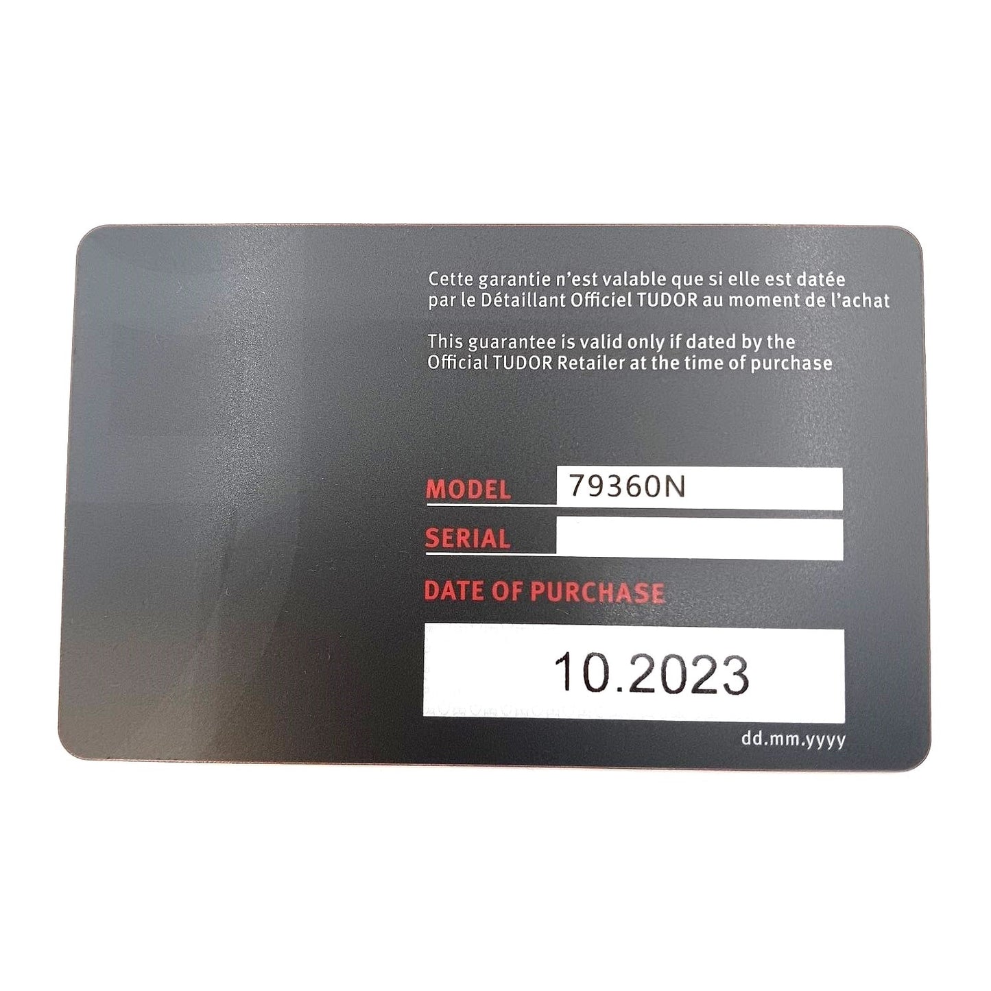 사전 소유 튜더 (튜더) 블랙 베이 크로노 M79360-N0002 41mm