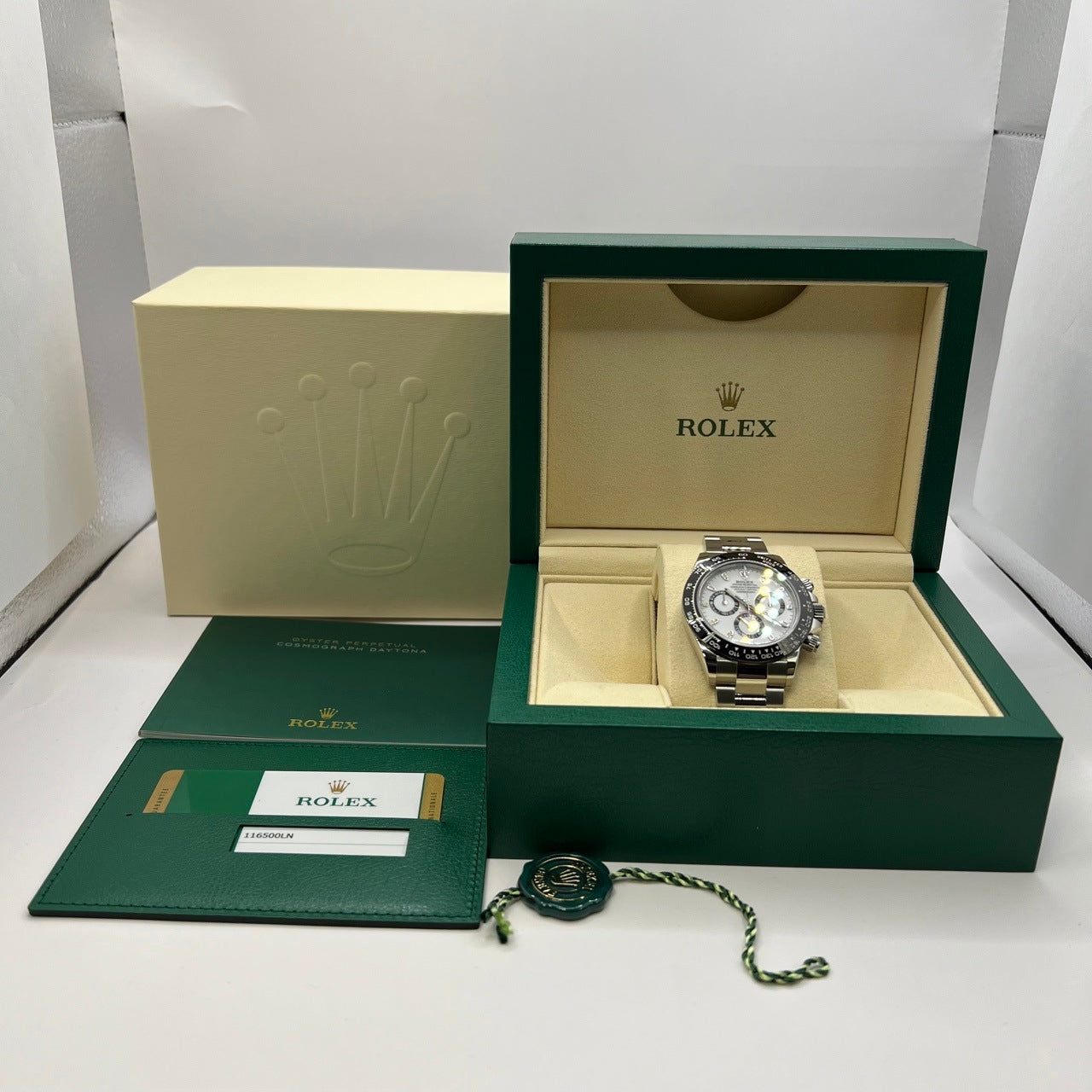 プレオウンド ロレックス デイトナ 116500LN オイスターブレスレット ホワイト 40mm