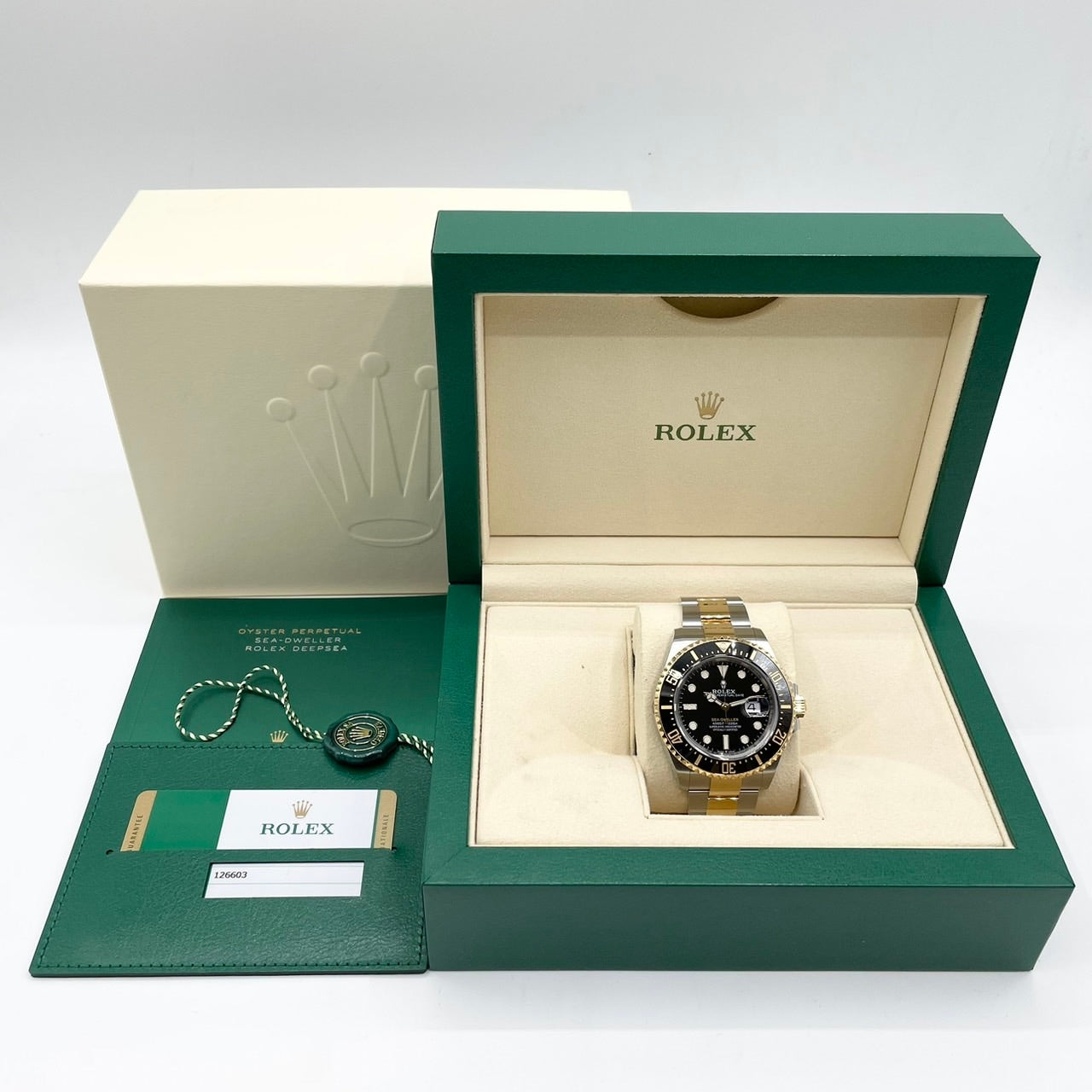 プレオウンド ロレックス シードゥエラー 126603 ブラック 43mm