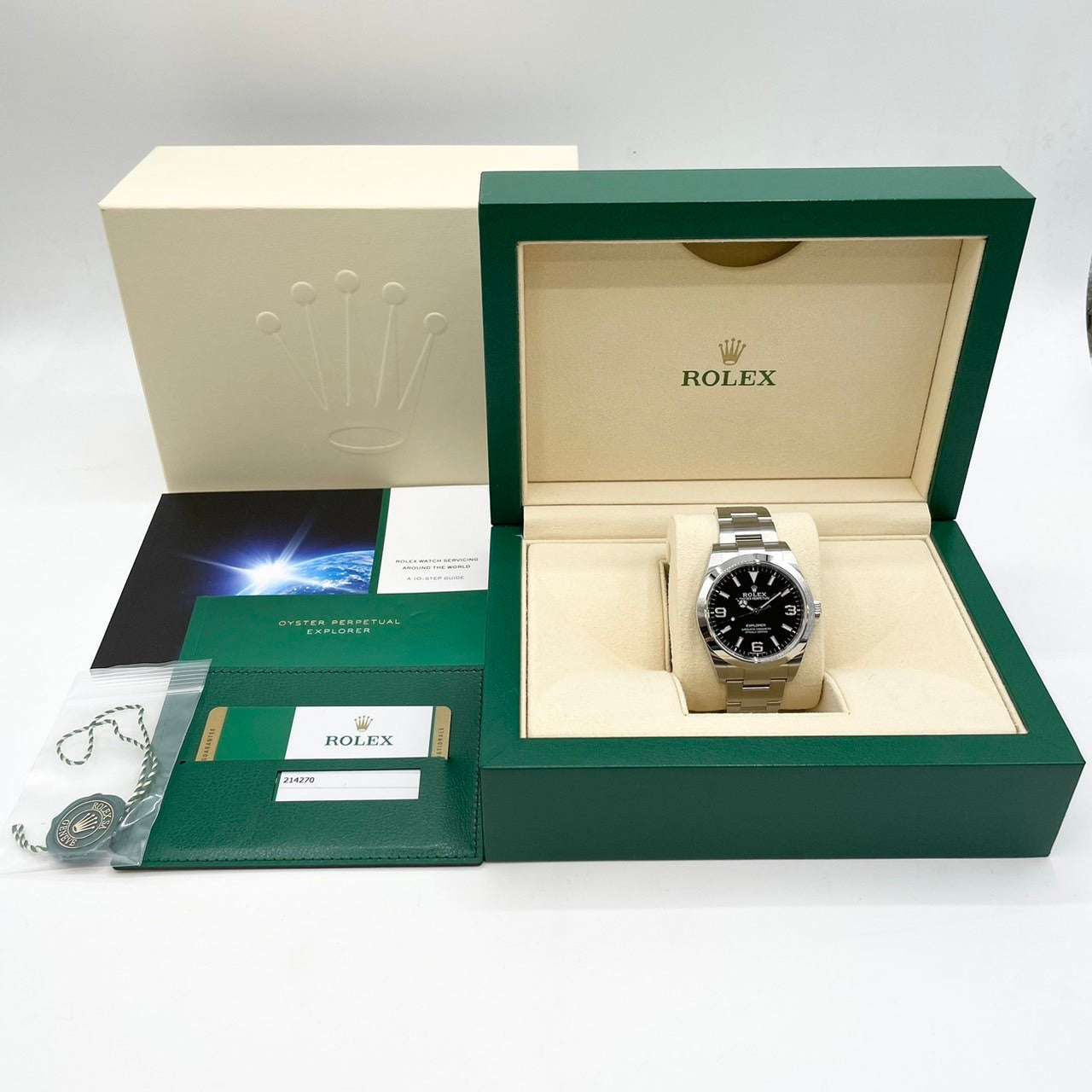 プレオウンド ロレックス エクスプローラーI 214270 ブラック 39mm