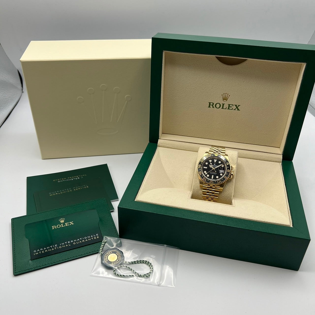 Rolex GMT Master II 126718GRNR Jubilee Bracelet Black