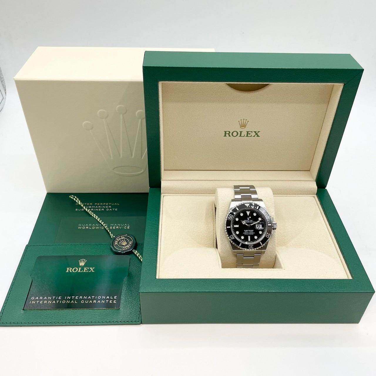 사전 소유 롤렉스 서브 마리너 날짜 126610ln 검은 색 41mm