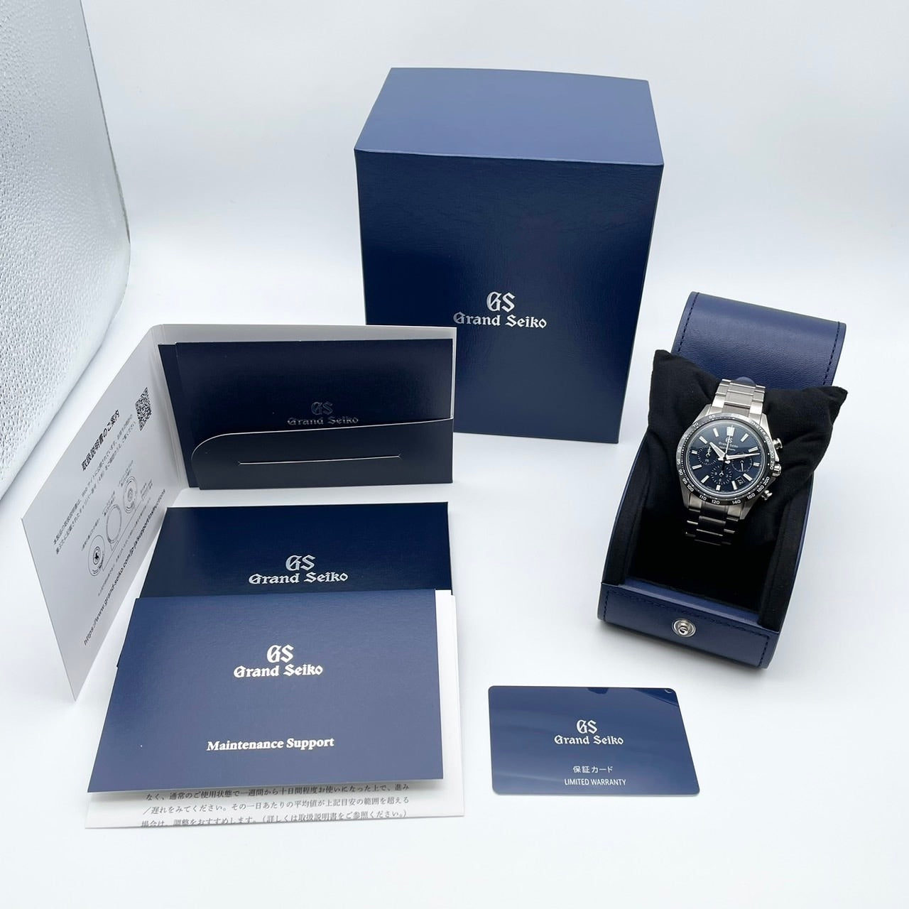 사전 소유 그랜드 세이코 진화 9 SLGC001 블루 43.2mm