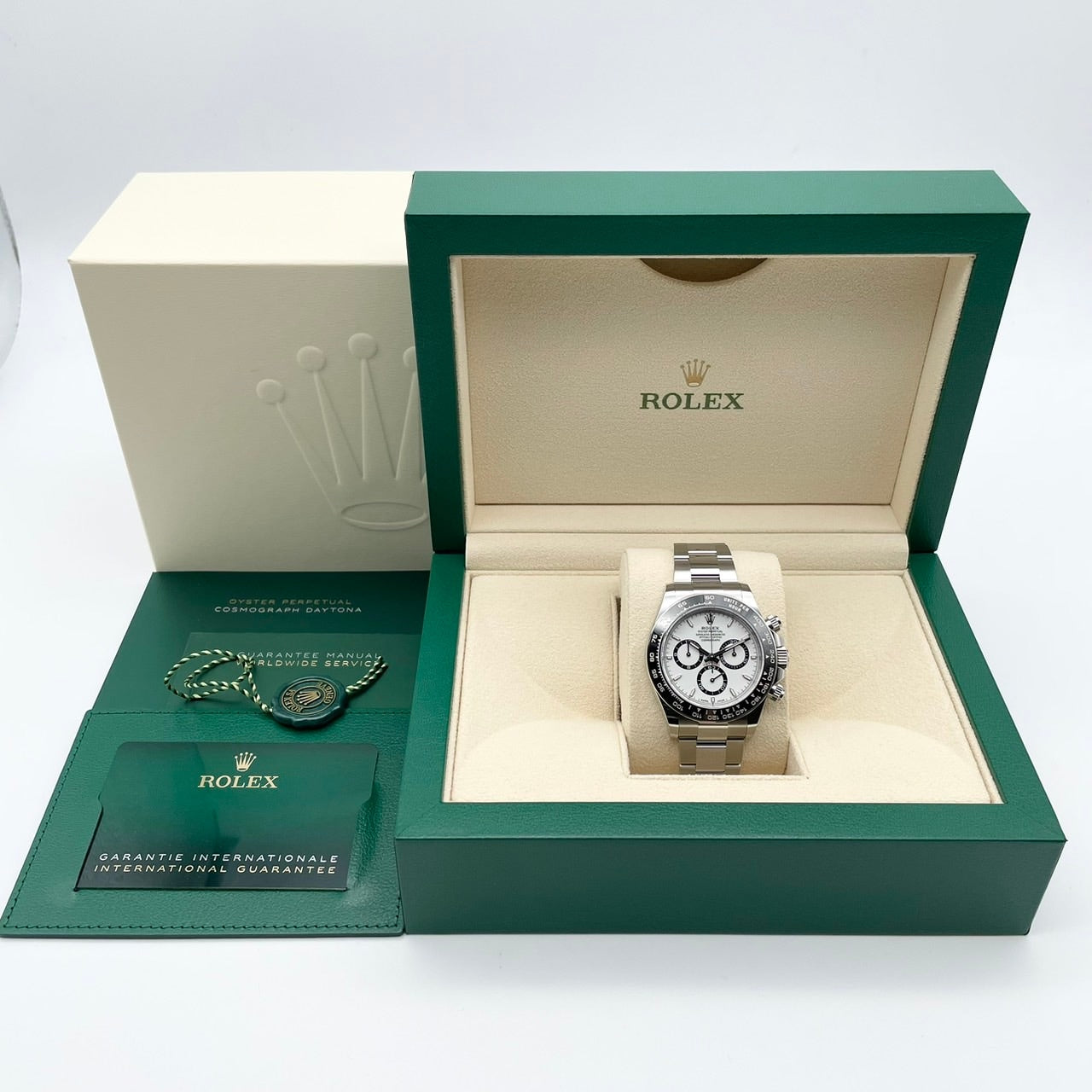 プレオウンド ロレックス デイトナ 126500LN ホワイト 40mm ステンレススチール オイスターブレス