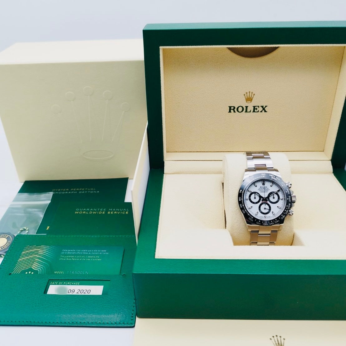 プレオウンド ロレックス デイトナ 116500LN オイスターブレスレット ホワイト 40mm