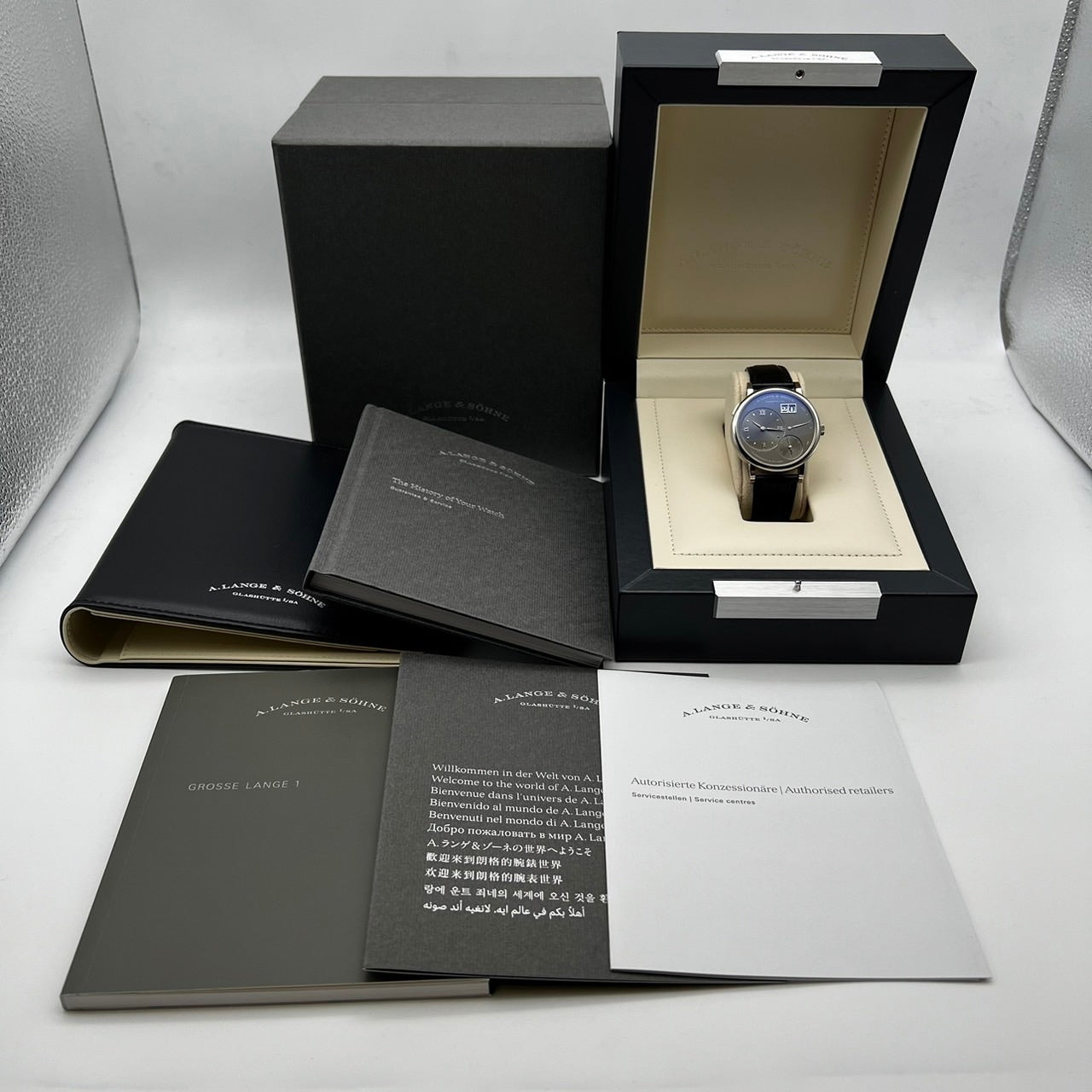 プレオウンド ランゲ&ゾーネ ランゲ1 137.038 ホワイトゴールド グレー 41mm