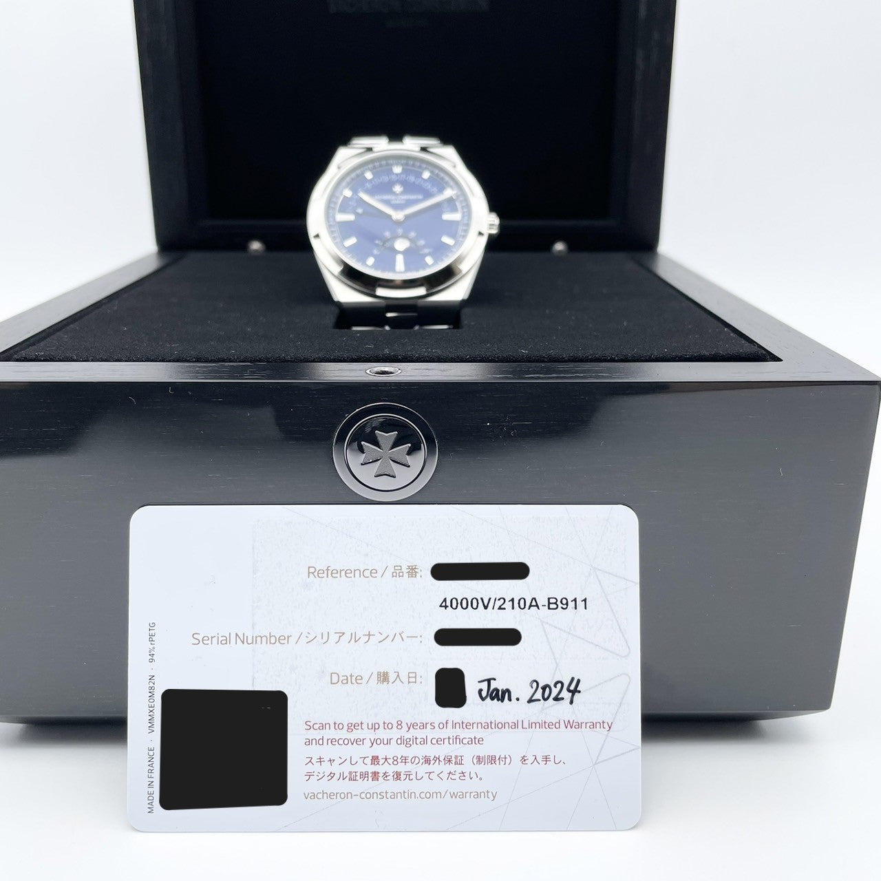 Vacheron Constantin Overseas 4000V/210A-B911 Blue Moon Phase Retrograde Date 41mm