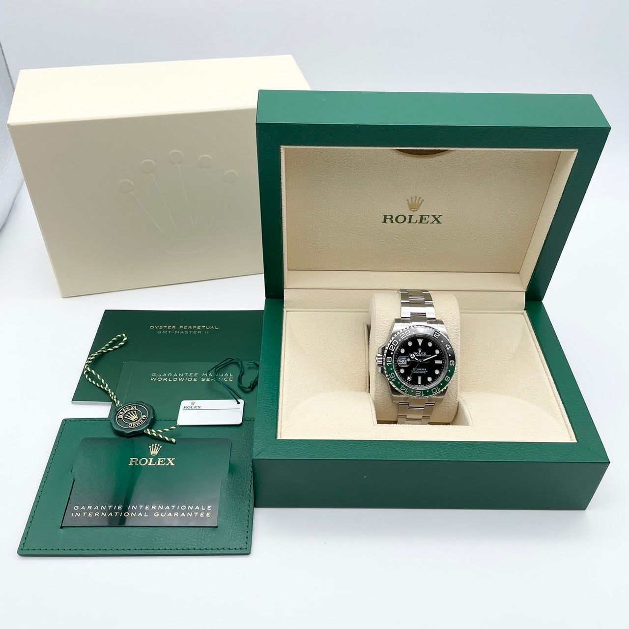 [전체 보호 스티커 포함! ! Rolex GMT 마스터 II 126720VTNR 굴 팔찌 40mm