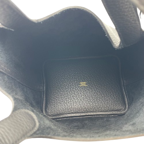 プレオウンド 【現金特価】エルメス ピコタンロック PM ノワール トリヨンクレマンス ゴールド金具 W刻印