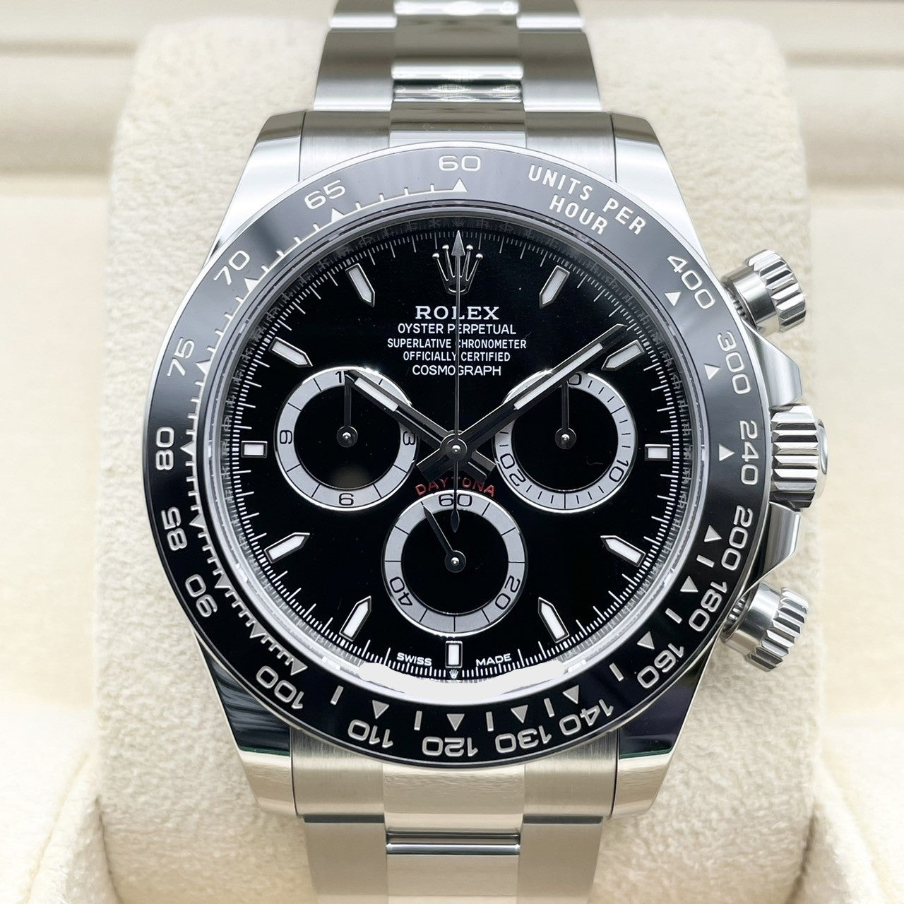 プレオウンド ロレックス デイトナ 126500LN ブラック ステンレススチール オイスターブレス 40mm