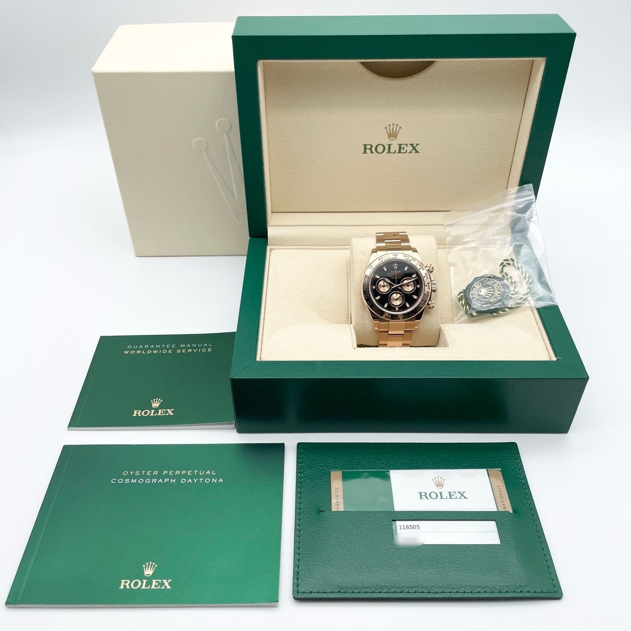 プレオウンド ロレックス デイトナ 116505 エバーローズーゴールド ブラック&ピンク 40mm