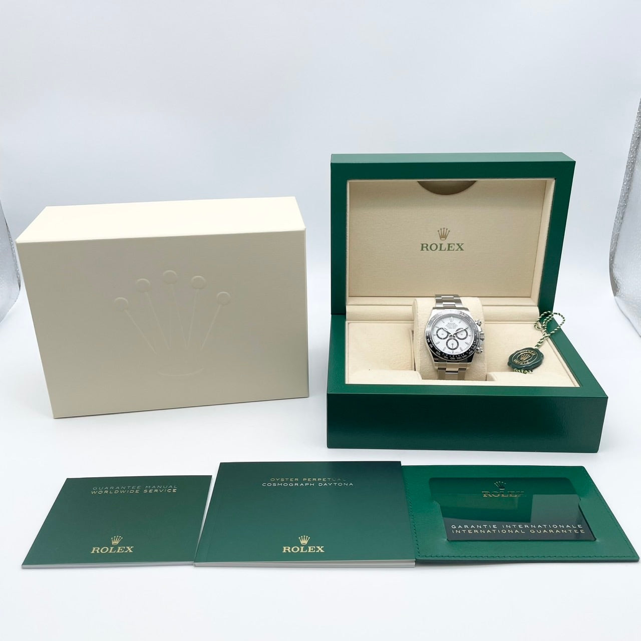 劳力士代托纳126500LN白色不锈钢40mm