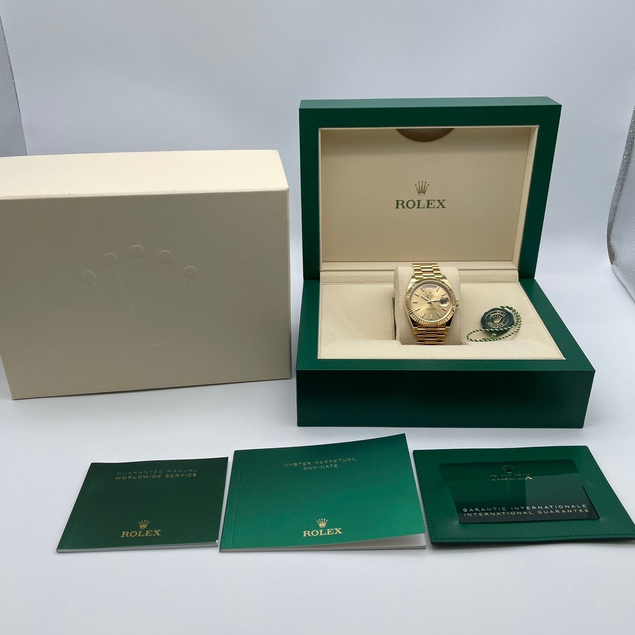 プレオウンド ロレックス デイデイト 228238 シャンパン プレジデントブレスレット 40mm