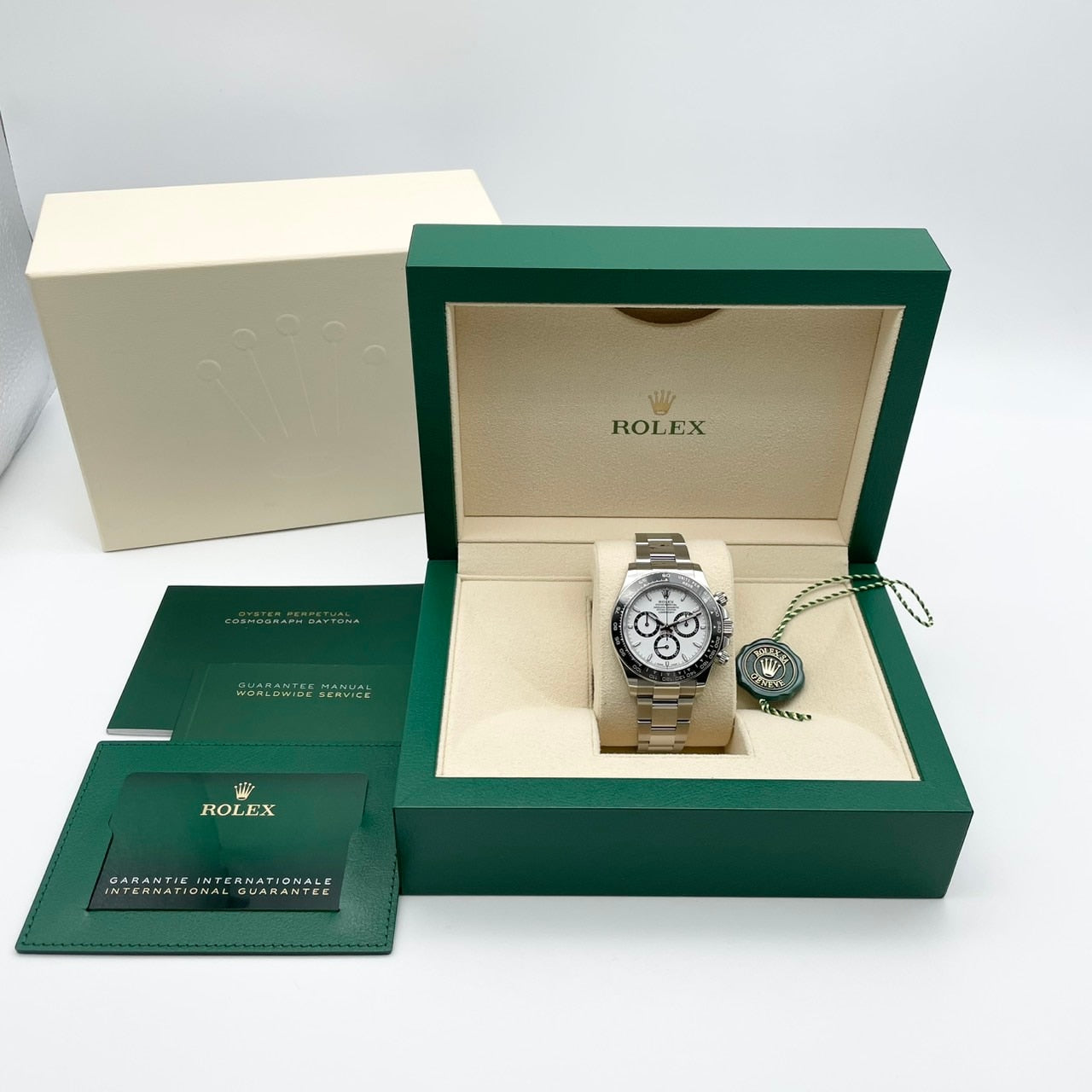 Pre-Owned Rolex Daytona 126500LN White Stainless Steel 40mm