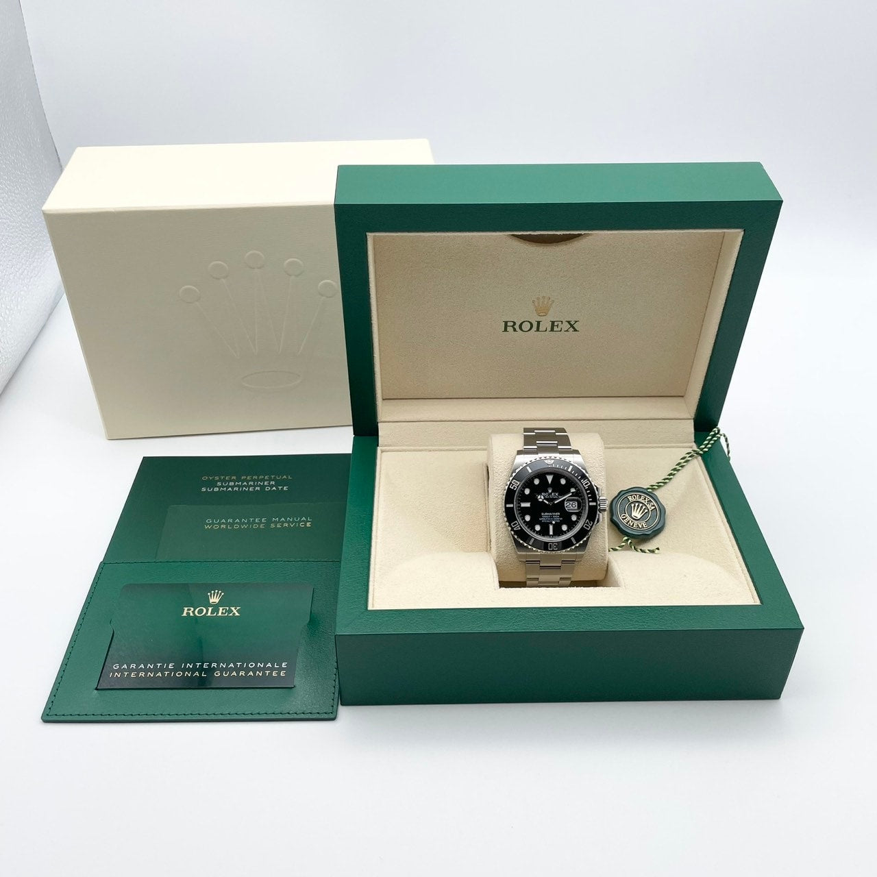 사전 소유 롤렉스 서브 마리너 날짜 126610ln 검은 색 41mm