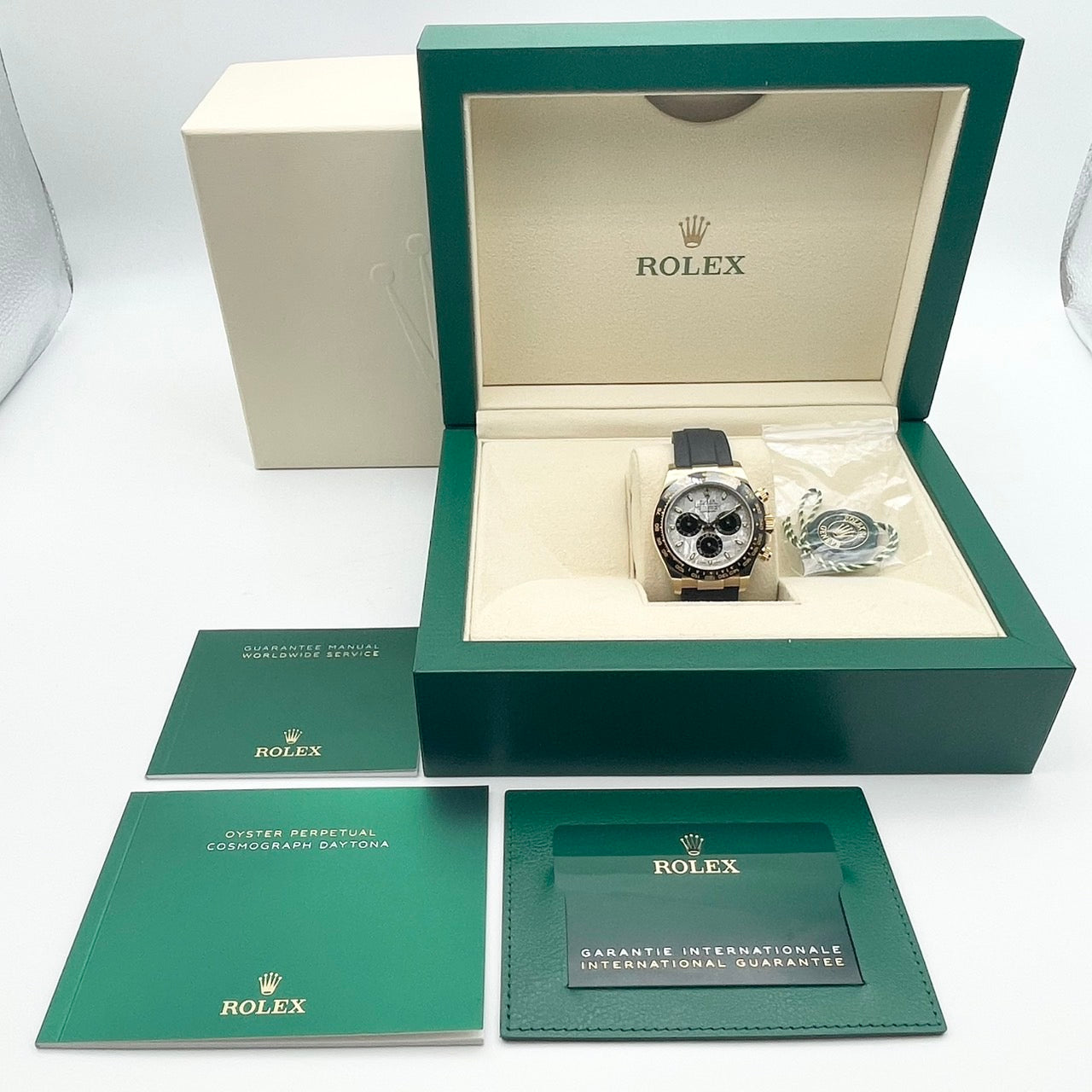 プレオウンド ロレックス デイトナ 116518LN メテオライト&ブラック ブラックラバーベルト 40mm