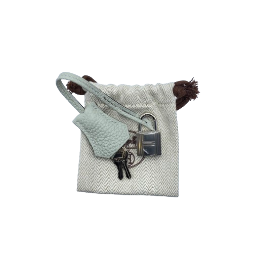 Hermes Birkin 25 Grineve Togo Silver Fittings B 새겨 져 있습니다