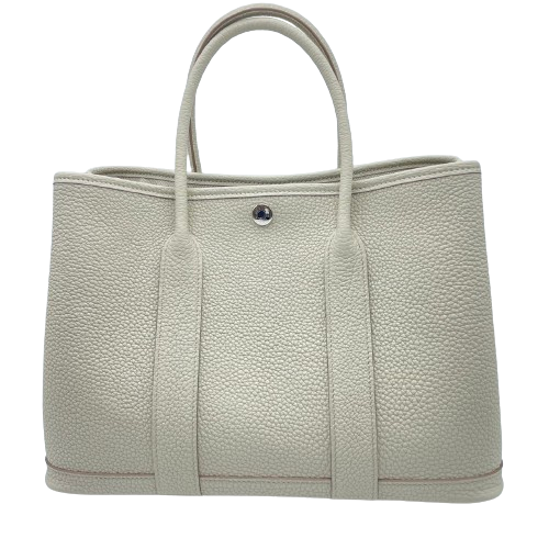 Pre-Owned Hermes Garden Party TPM Beton Negonda Silver Fittings W Engraved