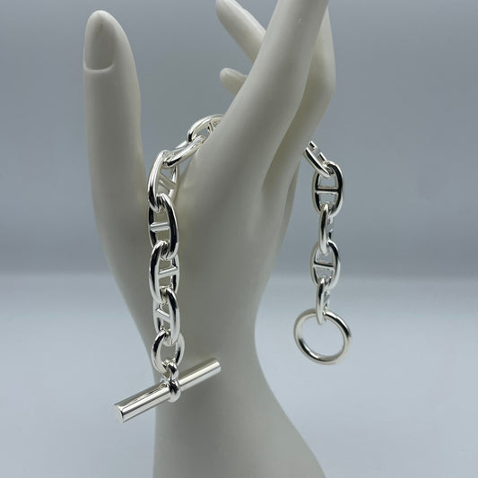 Pre-Owned Hermes Chaine d'Ankle Silver 925