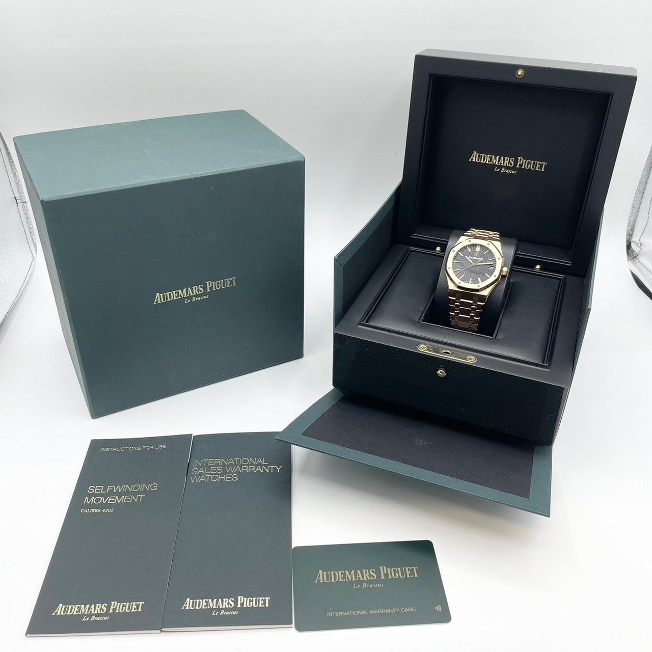 ★최종 가격★Audemars Piguet Royal Oak Pink Gold 15500or.oo.1220or.01 Black 41mm