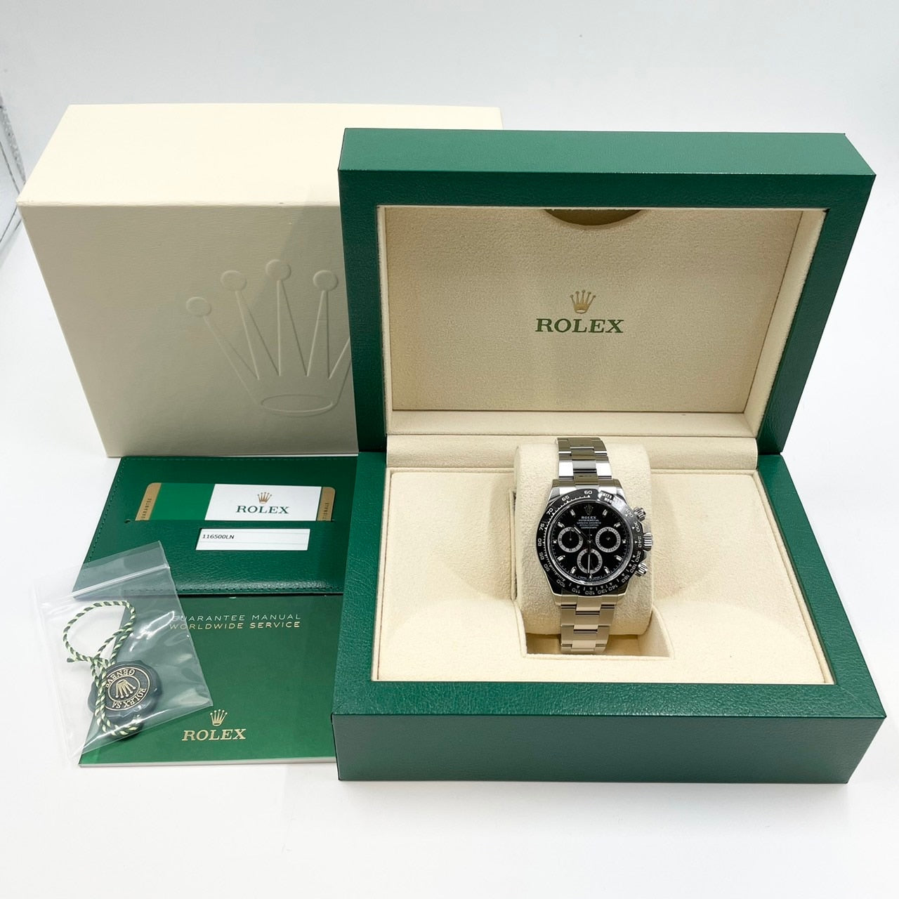 プレオウンド ロレックス デイトナ 116500LN オイスターブレスレット ブラック 40mm