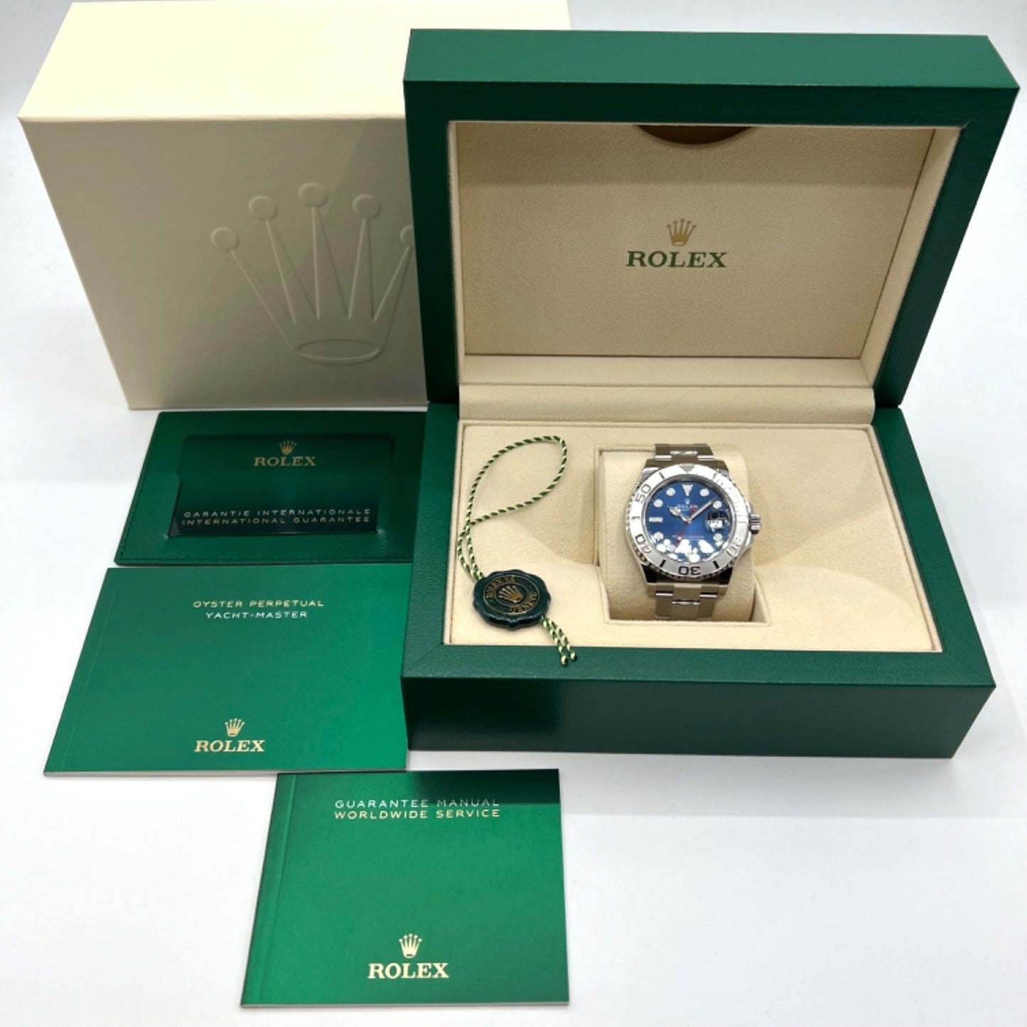 劳力士 Yacht-Master 126622 蚝式手链 亮蓝色 40 毫米