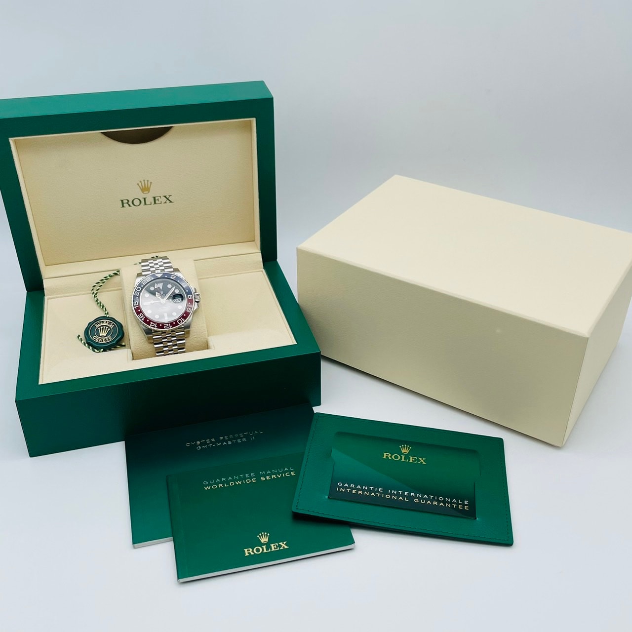 롤렉스 GMT 마스터 II 126710Blro Jubilee 팔찌 검은 40mm