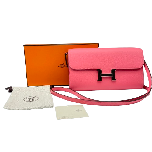 Hermes Constance Tugo W20 Rose Azare Ever Color Silver Metal Fittings B 조각.