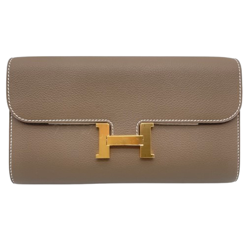 Pre-Owned Hermes Constance Too Go Etoop Evercolor Gold Hardware W Engraved