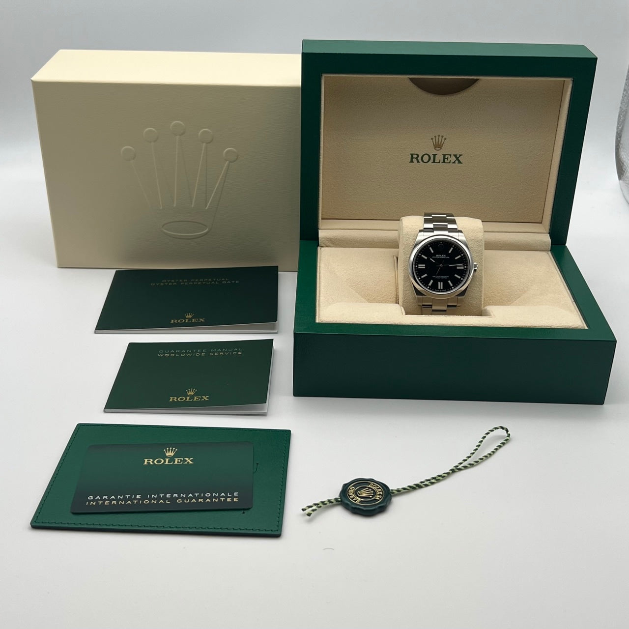 劳力士 Oyster Perpetual 124300 黑色不锈钢 41 毫米