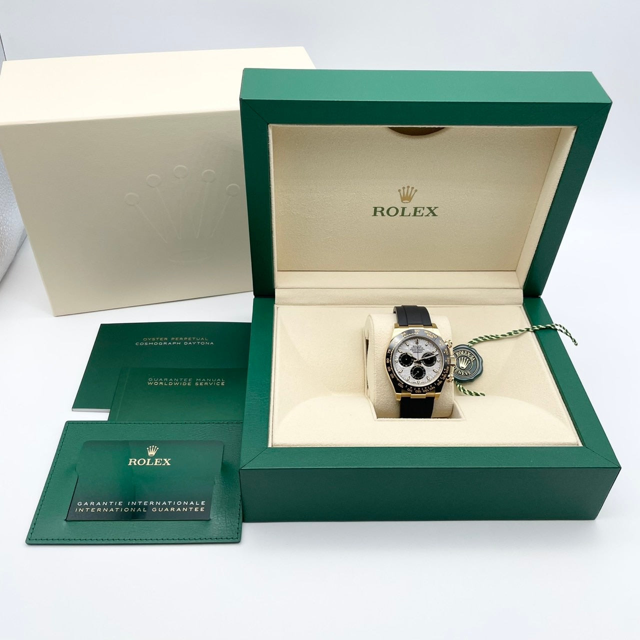 プレオウンド ロレックス デイトナ 116518LN メテオライト&ブラック ブラックラバーベルト 40mm