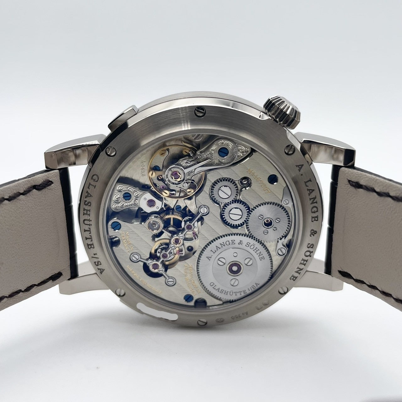 プレオウンド ランゲ&ゾーネ ツァイトヴェルク デイト 148.038 ホワイトゴールド 44.2mm