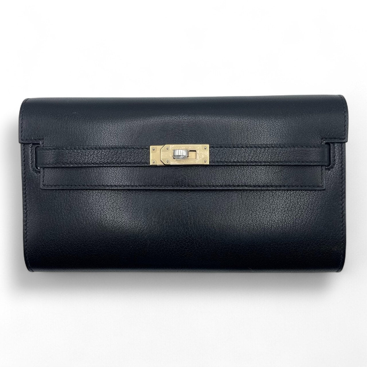 プレオウンドエルメス ケリートゥーゴー ノワール シェーブルシャムキラ エクレトラム金具 K刻印