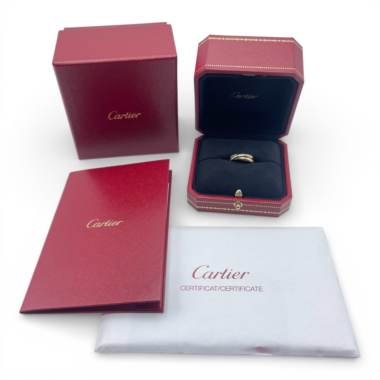 중고시계 까르띠에 트리니티 링 51 옐로우 골드/화이트 골드/핑크 골드 No. 11