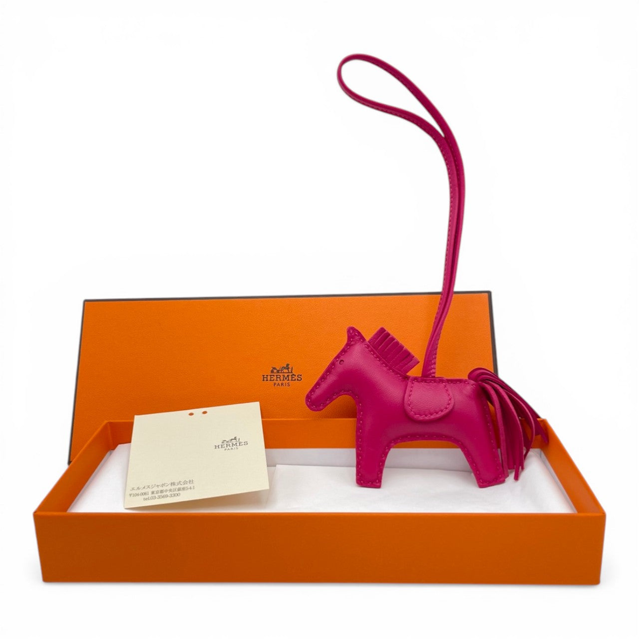 プレオウンドエルメス ロデオチャーム PM ローズパープル Y刻印