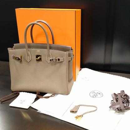 Hermes Birkin 30 Etoup Togo Gold Fittings