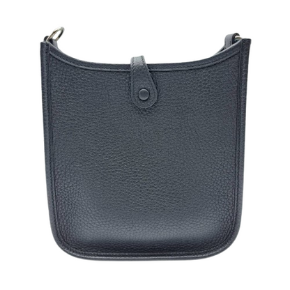 プレオウンド エルメス ミニエヴリン TPM  トリヨンクレマンス ノワール シルバー金具 U刻印