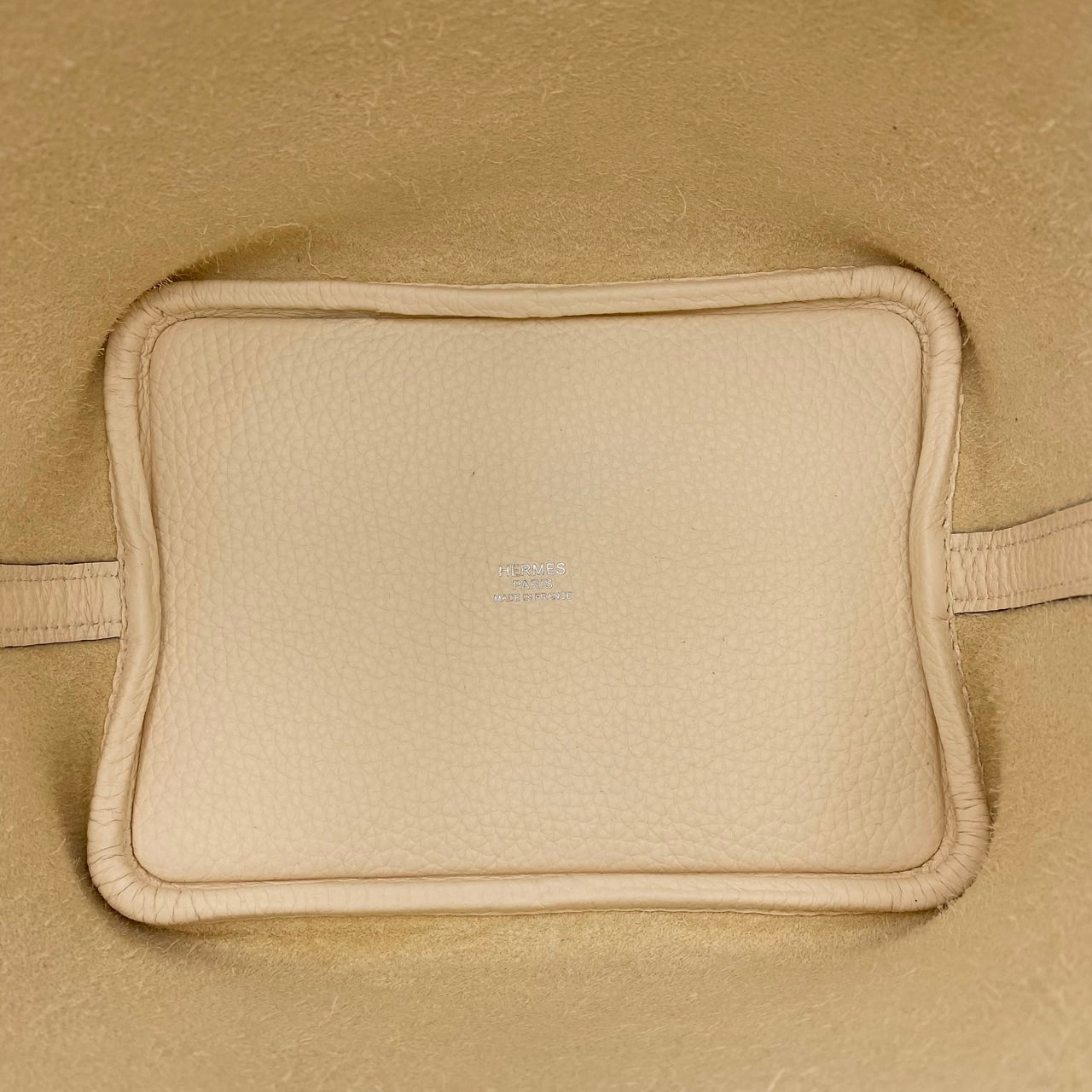 Hermes Picotin Lock PM Nata Torillon Clemence Silver Metal Fittings B 조각.