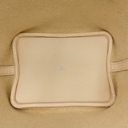 Hermes Picotin Lock PM Nata Torillon Clemence Silver Metal Fittings B 조각.
