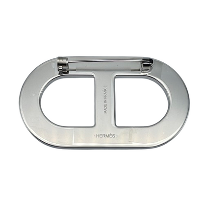 Hermes Chene D 'Ankle Brooch Etane Vaux Epson/Metal