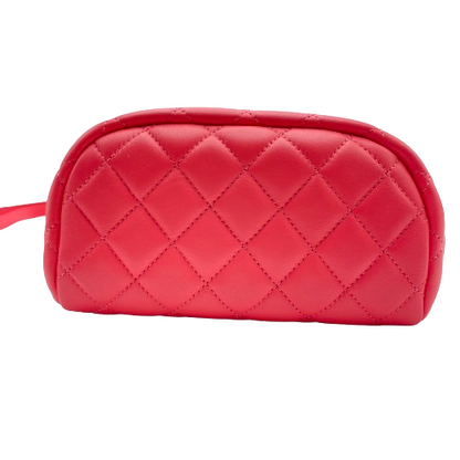 プレオウンド CHANEL シャネル バックパック W18 ピンク ラムスキン ゴールド金具