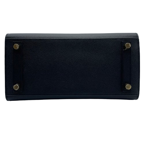 Hermes Birkin 25 Noir Epson Gold Hardware B가 새겨 져 있습니다